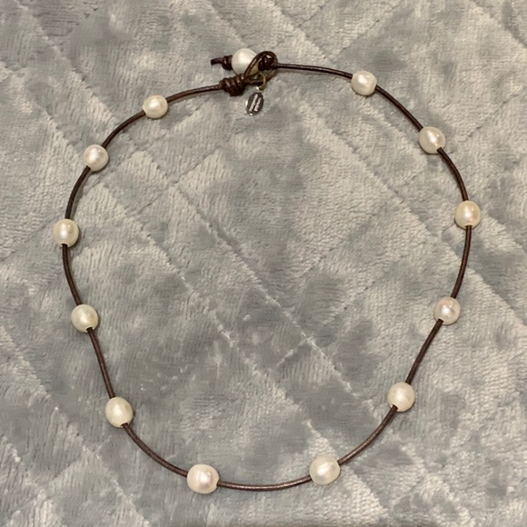 Illusion Pearl Necklace - Picture 1 of 7